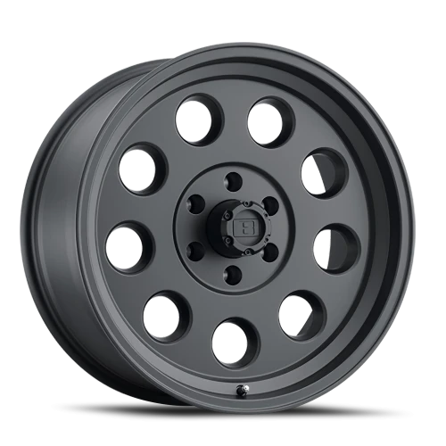Level 8 Hauler MB 15x6 +0 5x114.3mm 83.7mm Matte Black