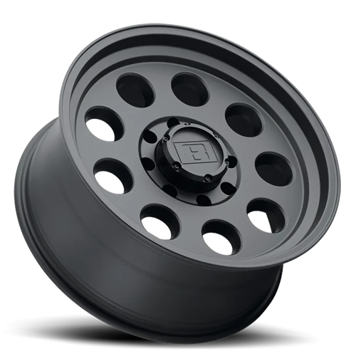 Level 8 Hauler MB 16x6 +0 8x165.1mm 122.1mm Matte Black