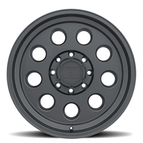 Level 8 Hauler MB 16x6 +0 8x165.1mm 122.1mm Matte Black