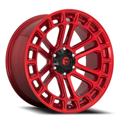 Fuel Heater D719 18x9 +1 6x135mm 87.1mm Machined Candy Red