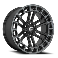 Fuel Heater D720 20x9 +1 6x135mm 87.1mm Matte Black Machined-Double Dark Tint