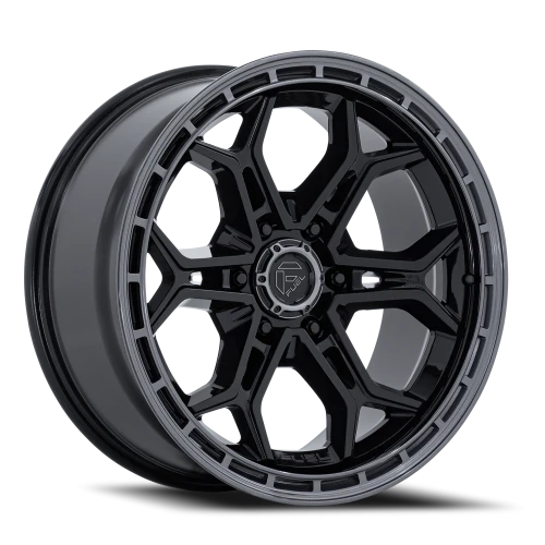 Fuel Heathen FC896BA 20x9 +1 6x139.7mm 106.1mm Gloss Black Gloss Gunmetal Lip