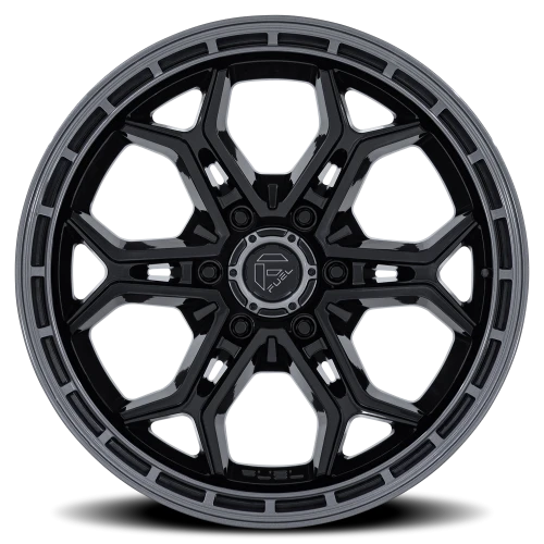 Fuel Heathen FC896BA 20x9 +20 6x139.7mm 106.1mm Gloss Black Gloss Gunmetal Lip