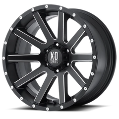 XD Series Heist XD818 SB-M 20x10 -24 6x135mm 87.1mm Satin Black Milled