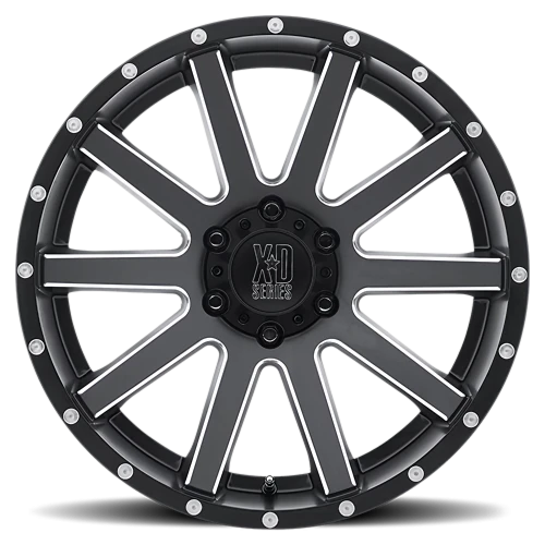XD Series Heist XD818 SB-M 20x10 -24 6x135mm 87.1mm Satin Black Milled