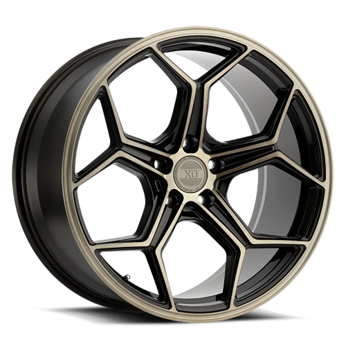 XO Luxury Helsinki BRZ 22x10.5 +20 5x115mm 71.5mm Dark Bronze Brushed Bronze Face