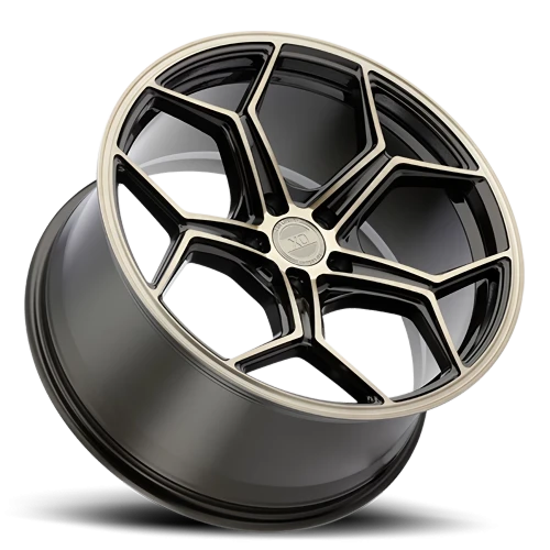 XO Luxury Helsinki BRZ 22x10.5 +20 5x115mm 71.5mm Dark Bronze Brushed Bronze Face