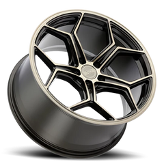 XO Luxury Helsinki BRZ 22x10.5 +20 5x115mm 71.5mm Dark Bronze Brushed Bronze Face