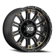 XD Series Hoss II XD829 SB-DT 20x9 +18 5x150mm 110.5mm Satin Black Machined-Dark Tint