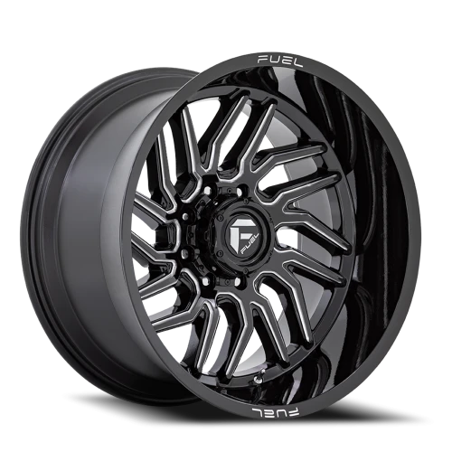 Fuel Hurricane D807 22x12 -44 5x127mm 71.5mm Gloss Black Milled