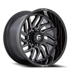 Fuel Hurricane D807 20x9 +1 5x150mm 110.1mm Gloss Black Milled