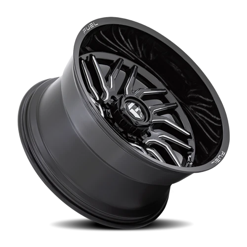 Fuel Hurricane D807 20x9 +20 8x170mm 125.1mm Gloss Black Milled