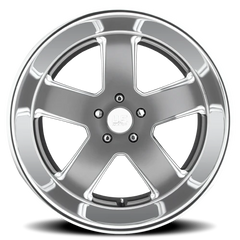 US Mags Hustler U118 22x11 +18 5x127mm 78.1mm Matte Gunmetal