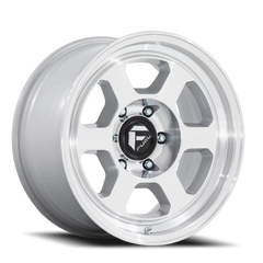 Fuel Hype FC860 17x8.5 -10 5x150mm 110.1mm Machined Silver