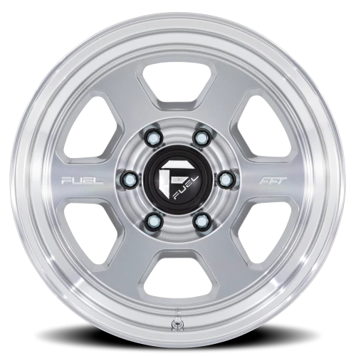 Fuel Hype FC860 17x8.5 +10 6x139.7mm 106.1mm Machined Silver