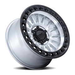 KMC IMS KM552 DB 17x8.5 -10 6x135mm 87.1mm Machined Silver Matte Black Lip