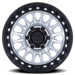KMC IMS KM552 DB 17x8.5 -10 6x135mm 87.1mm Machined Silver Matte Black Lip
