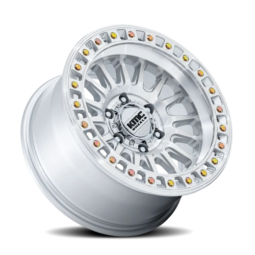 KMC IMS KM552 SD 17x8.5 -10 5x127mm 71.5mm Gloss Silver Machined Face