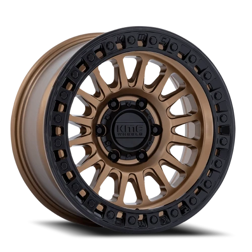 KMC IMS KM552 ZB 20x9 +0 8x165.1mm 125.1mm Matte Bronze Gloss Black Lip