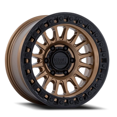 KMC IMS KM552 ZB 18x9 +0 8x170mm 125.1mm Matte Bronze Gloss Black Lip