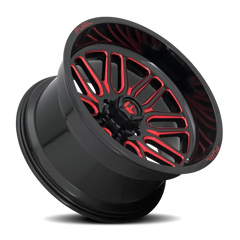 Fuel Ignite D663 22x10 -18 5x127mm 78.1mm Gloss Black Red Tinted Clear