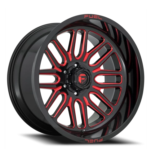 Fuel Ignite D663 20x9 +19 6x139.7mm 106.1mm Gloss Black Red Tinted Clear