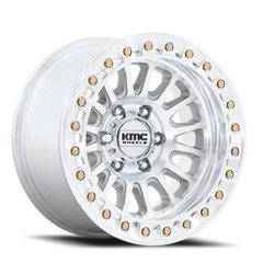 KMC Impact Beadlock KM239DX 17x9 +1 6x135mm 87.1mm Machined Silver