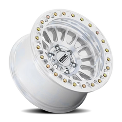 KMC Impact Beadlock KM239DX 17x9 +1 6x139.7mm 108mm Machined Silver
