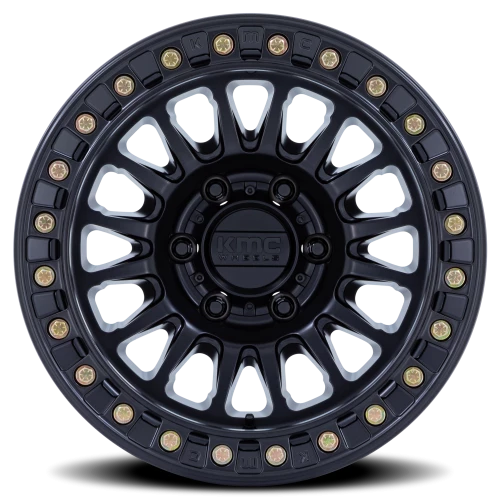 KMC Impact Beadlock KM239DX 17x9 -38 5x127mm 71.5mm Matte Black