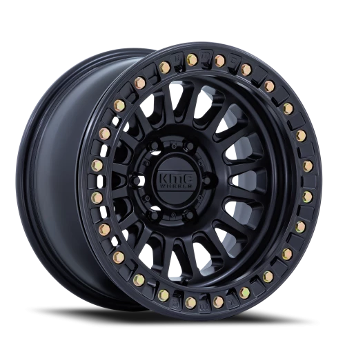 KMC Impact Beadlock KM239DX 17x9 -12 6x139.7mm 108mm Matte Black