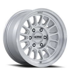 KMC Impact FFT KM733SD 18x9 +0 6x139.7mm 106.1mm Gloss Silver Machined Face