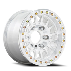 KMC Impact Forged Beadlock KM445 17x9 +25 6x139.7mm 95.1mm Raw Machined
