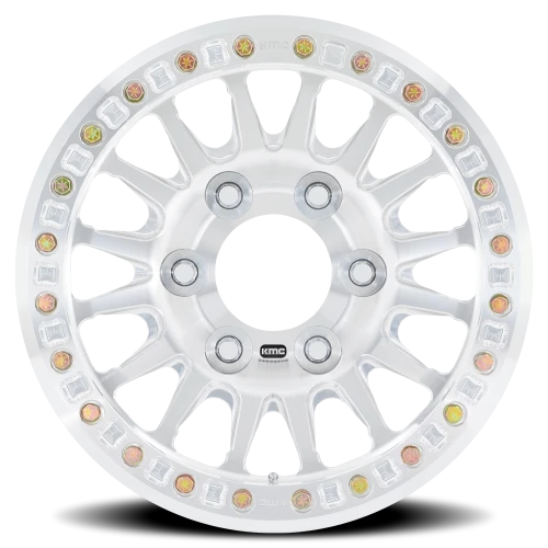 KMC Impact Forged Beadlock KM445 17x9 -12 6x139.7mm 108mm Raw Machined