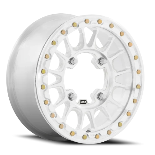 KMC Impact Forged Beadlock KS436 15x6 +38 4x137mm 96mm Raw Machined