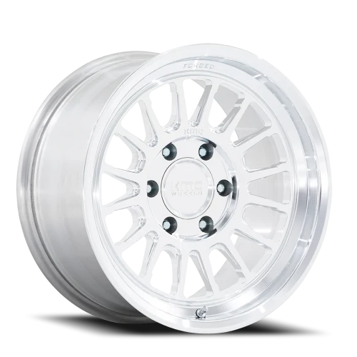 KMC Impact Forged KM447DX 18x9 -12 6x135mm 87.1mm Machined Raw Machined