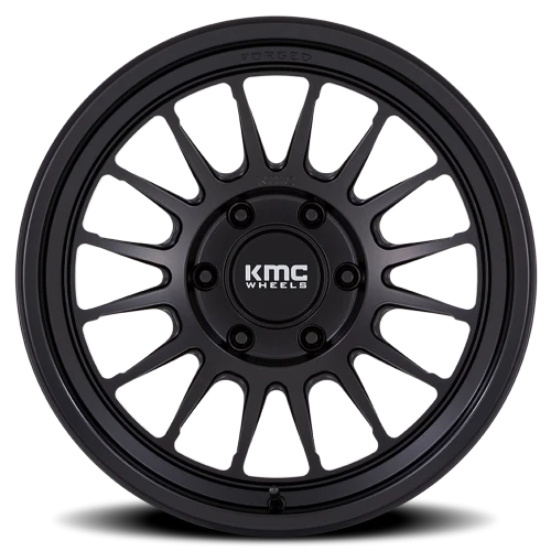 KMC Impact Forged KM447MX 18x9 +0 6x139.7mm 106.1mm Satin Black