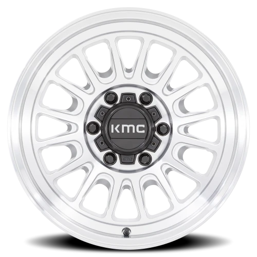 KMC Impact OL KM724 MS 17x9 -12 6x139.7mm 106.1mm Machined Silver
