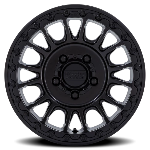 KMC Impact UTV Beadlock KS239MX 15x7 +10 4x156mm 115.1mm Satin Black