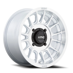 KMC Impact UTV KS138 SL 15x10 +0 4x156mm 115.1mm Machined Silver