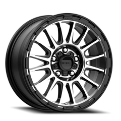 KMC Impact KM542 SMB 16x7 +30 5x114.3mm 72.56mm Satin Black Machined