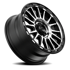 KMC Impact KM542 SMB 17x8 +35 5x114.3mm 72.56mm Satin Black Machined