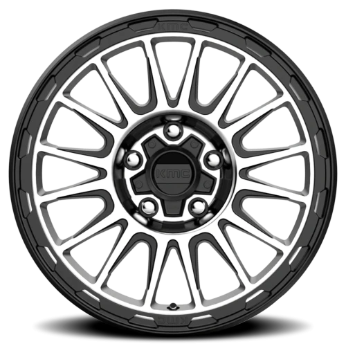 KMC Impact KM542 SMB 17x9 +18 5x127mm 71.5mm Satin Black Machined