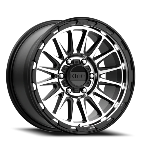KMC Impact KM542 SMB 17x9 +18 6x135mm 87.1mm Satin Black Machined