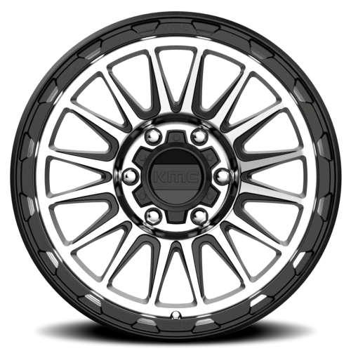 KMC Impact KM542 SMB 17x8 +20 6x139.7mm 106.1mm Satin Black Machined