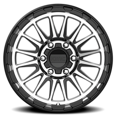 KMC Impact KM542 SMB 17x8.5 +0 8x170mm 125.1mm Satin Black Machined