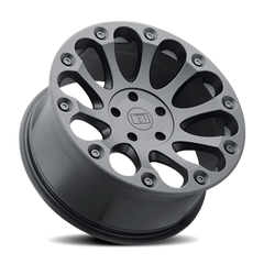 Level 8 Impact 15x8 -24 5x127mm 71.6mm Matte Black