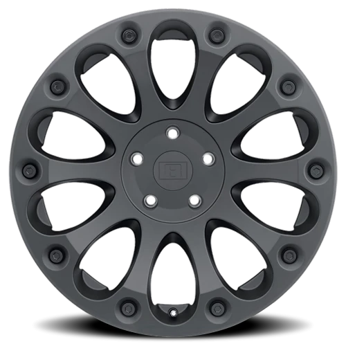 Level 8 Impact 15x8 -24 5x127mm 71.6mm Matte Black