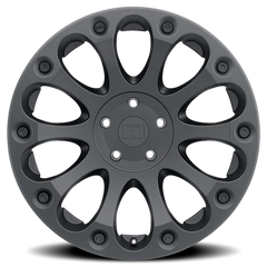 Level 8 Impact 15x8 -24 5x127mm 71.6mm Matte Black