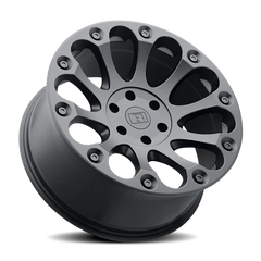 Level 8 Impact 16x8.5 +12 6x132mm 74.5mm Matte Black