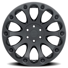 Level 8 Impact 16x8.5 +12 6x132mm 74.5mm Matte Black